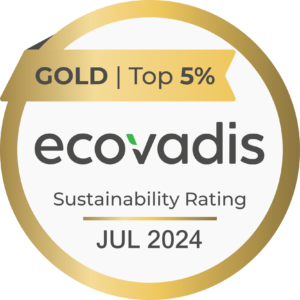 Gold Medal Ecovadis - Sustainability Rating JUL 2024